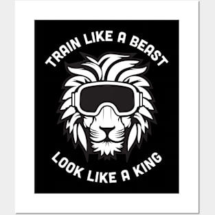 Train like a beast Posters and Art